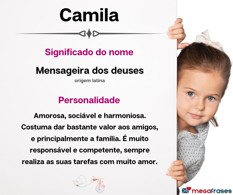 Significado do nome Camila 🤔 + Curiosidades 👀 + Mensagens 👼