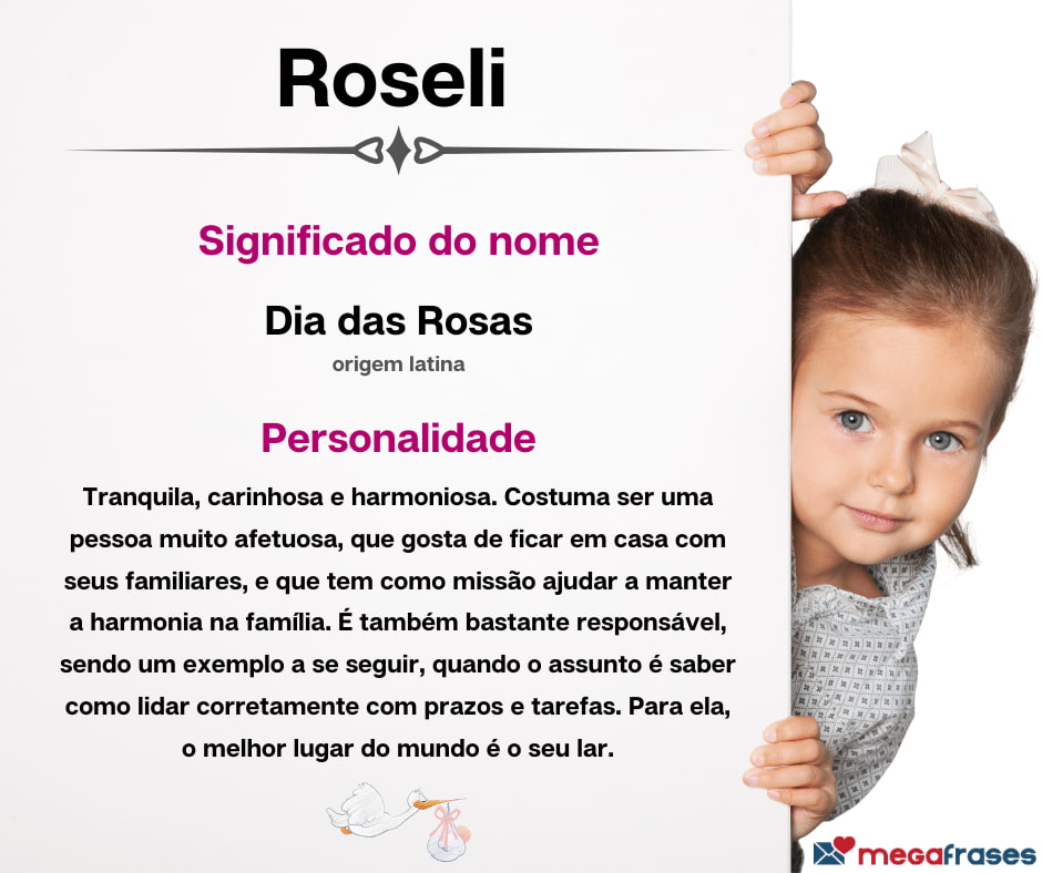 Significado do nome Roseli 🤔 + Curiosidades 👀 + Mensagens 👼