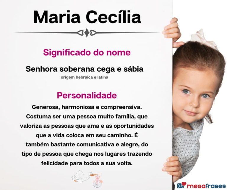 Significado do nome Maria Cecília + Curiosidades + Mensagens