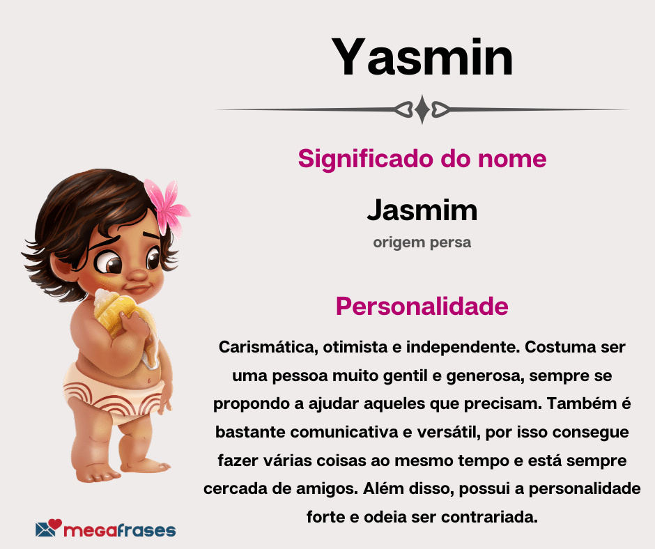 Significado do nome Yasmin 🤔 + Curiosidades 👀 + Mensagens 👼