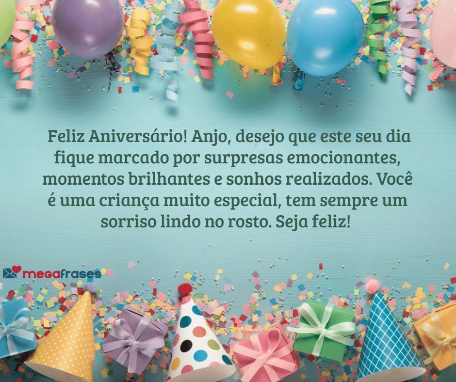 Mensagem de Aniversário Linda e Emocionante 