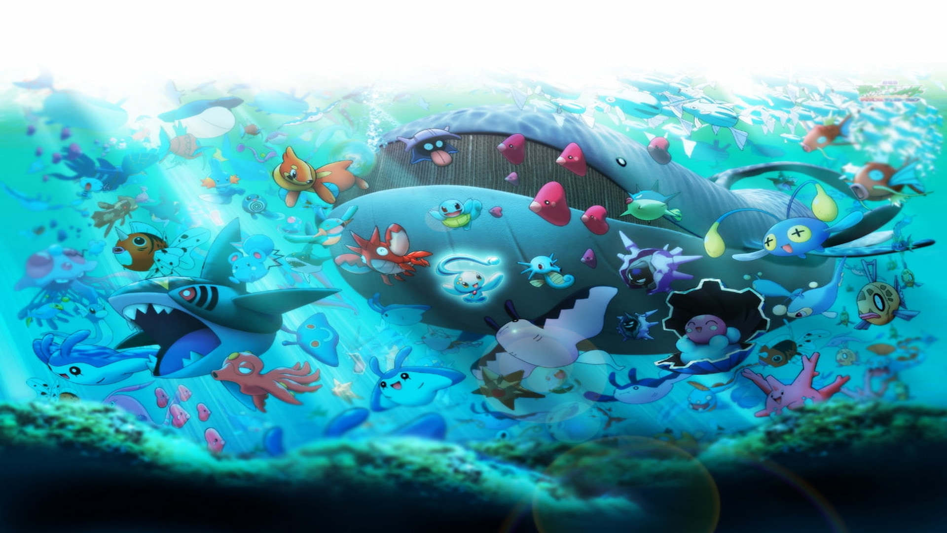 Papel de parede : ilustração, videogames, Fundo azul, Pokemon, embaixo da  agua, círculo, linha, asa, Papel de parede do computador, Invertebrado  2560x1600 - k1p - 228164 - Papel de parede para pc - WallHere