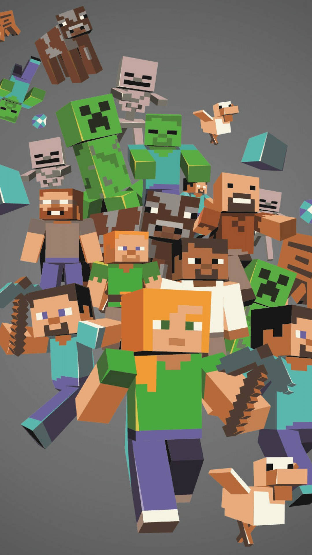 Imagens de Minecraft para papel de parede de celular - Arte no Papel Online
