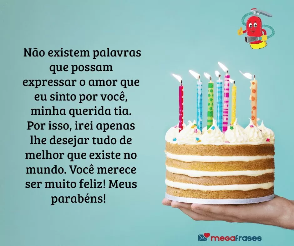 Featured image of post Mensagem De Feliz Anivers rio Para Tia Querida Hoje voc completa mais um ano de vida